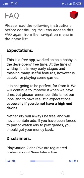 NetherSX2 PS2 game library and BIOS setup